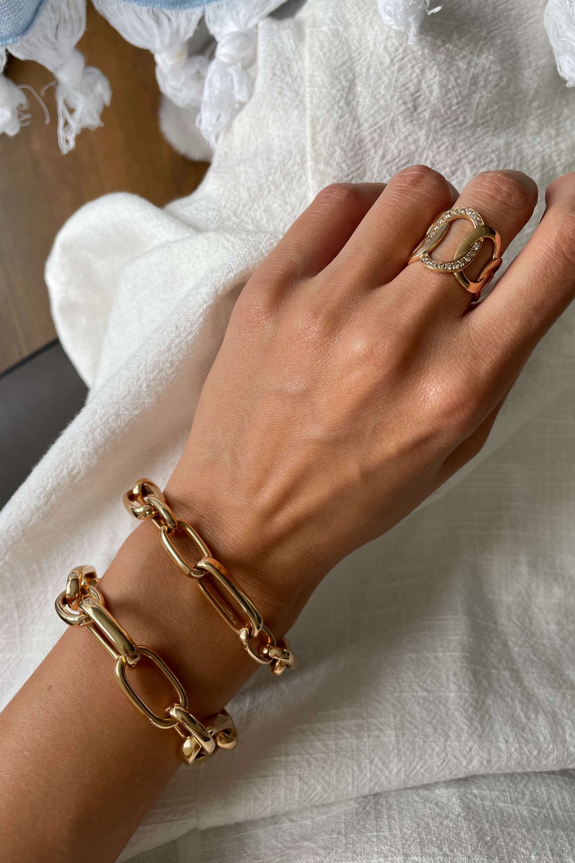 Buy Gold Bracelets & Bangles for Women by Mnsh Online | Ajio.com